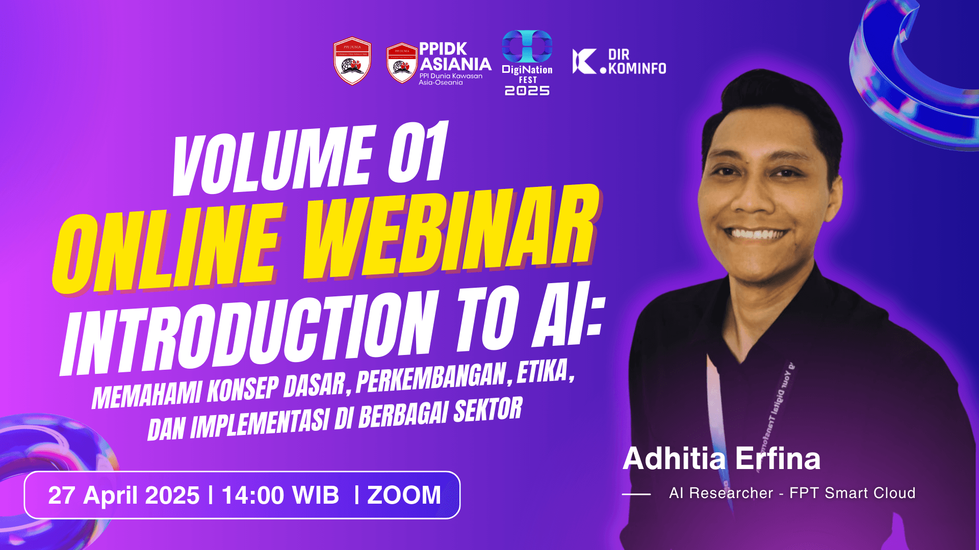 Introduction to AI: Understanding the Basics, Developments, Ethics, and Applications Across Sectors workshop flyer